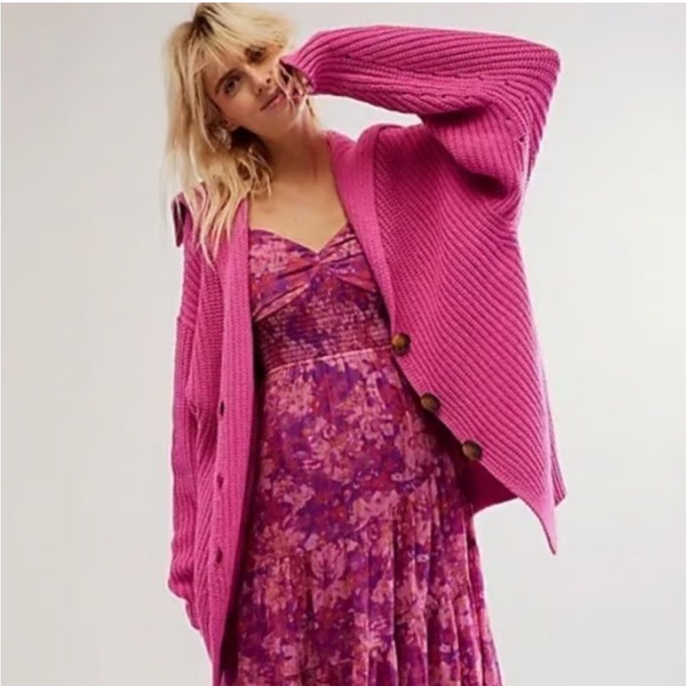 FREE PEOPLE Swim Too Deep Cardigan NWT